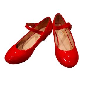 Girls Red Dress shoes